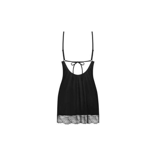 Lobellis nuisette et string - Noirs